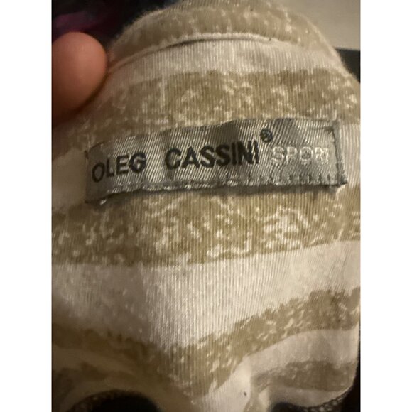 Oleg Cassini Sport Black Sleeveless Zip-Up Vest With Pockets & Drawstring Accent - Picture 6 of 6